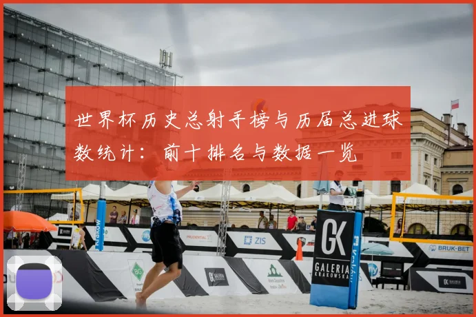 世界杯历史总射手榜与历届总进球数统计：前十排名与数据一览